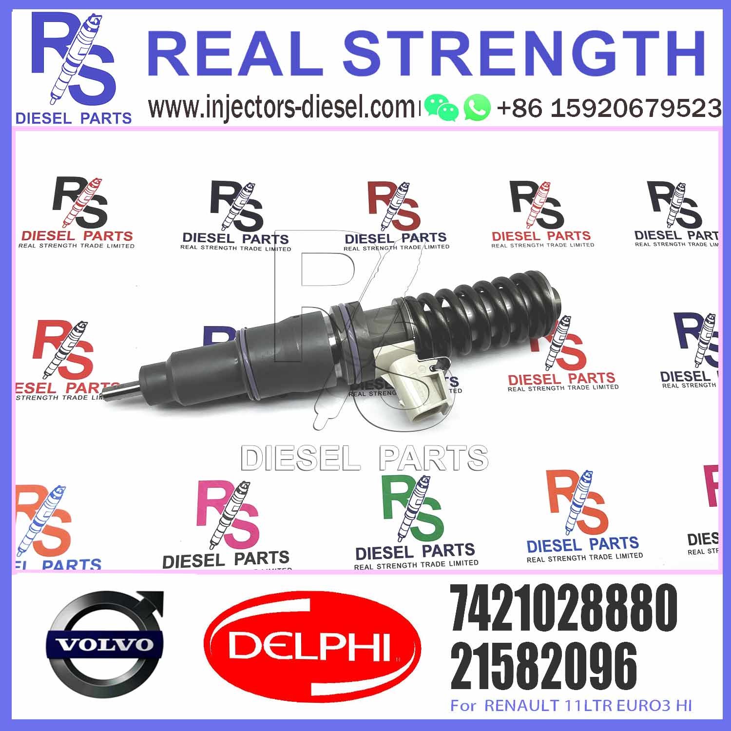 D11A MD11 Diesel Fuel Injector 21582096 BEBE4D35002 7421028880 74221644598 21582096 for EC360B EC460B