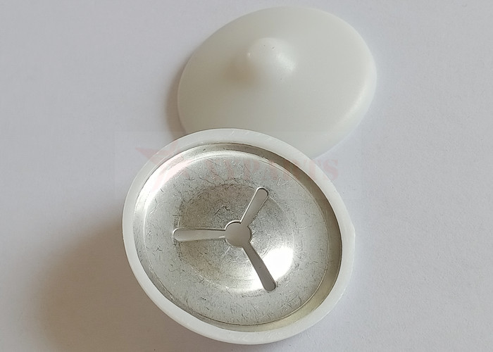 Stainless Steel Self Locking 40mm Dome Shaped Washers With White Or Black Plastic Caps