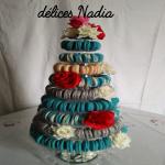 6 Tier White 1mm Plastic Macaron Packaging Macaron Wedding Display