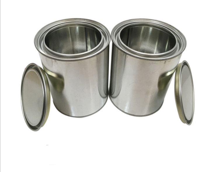 Chemical Empty 1 Litre Automotive Paint Cans 0.21mm Small Metal Paint Pots