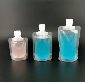 Wholesale Leakproof 30ml 50ml 100ml Reusable Shampoo Spout Pouch Travel Size For Lotion Shower Gel from china suppliers