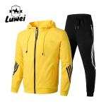 Plus Size Men Sportswear Set Autumn Athletic Wear Zipper Tracksuits