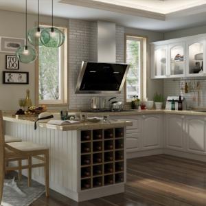 Wholesale Kitchen Cabinet Luxury Set Wall Cabinet Kitchen Layout Easy Clean Durable from china suppliers