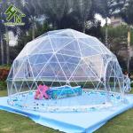 Temporary Geodesic Dome Tent Transparent Pvc Roof For Outdoor Events