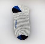 Running Anti Skid Striped Ankle Socks , Novelty Cushioned Ankle Socks For Men
