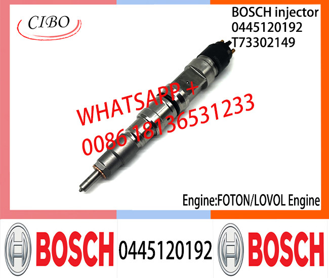 BOSCH 0445120192 T73302149 Neutral Fuel Injector Assembly 0445120192 T73302149 For FOTON LOVOL