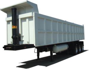 Wholesale Diesel Rear End Dump Truck Trailer 3 Axles With Leaf Spring Suspension from china suppliers