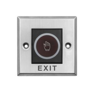 Wholesale Square Size 86*86mm Stainless Steel Touchless Infrared Exit Button with LED light from china suppliers