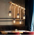 Loft Vintage Chandelier Light Industrial Headlight Store Dining Room retro light