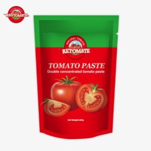 Wholesale 400g Stand-Up Sachet Tomato Paste Convenient Flavorful And 30%-100% Pure from china suppliers