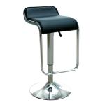 Lounge Hotel Trade Show Booth Furniture Gas Lift Bar Chair PU Pocated For Coffee