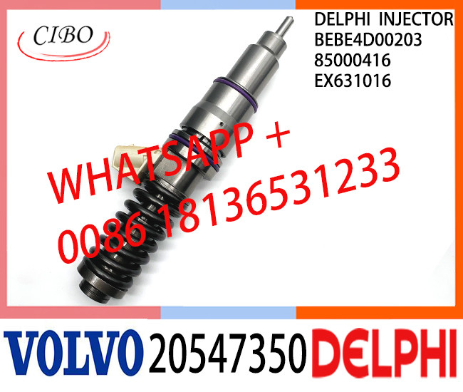 20547350 BEBE4D00203 Common Rail Fuel Diesel Injector BEBE4D00203 20547350 85000416 EX631016 E1 for VOL FH12 TRUCK