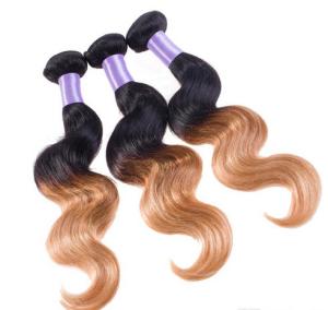 Wholesale Honey Blonde Hair Ends Ombre Human Hair Extension With 3 Tone Color from china suppliers