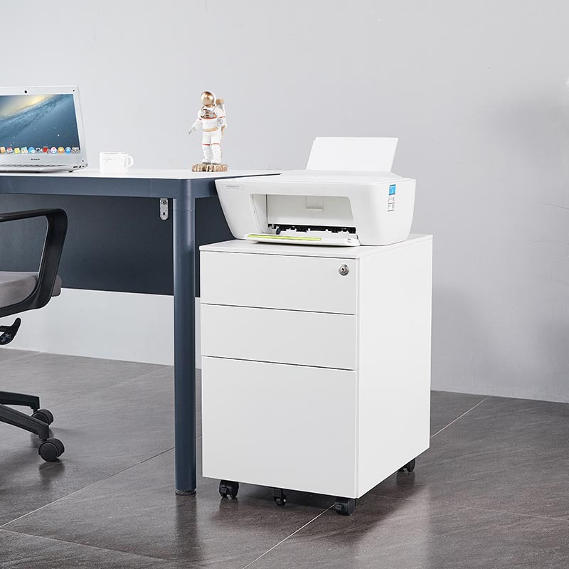 Office Furniture Simple Metal Cabinet with Removable Drawer and Movable Structure
