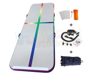 Wholesale DWF Drop Stitch Fabric Gymnastic Air Track Inflatable Yoga Mat Customized Size from china suppliers