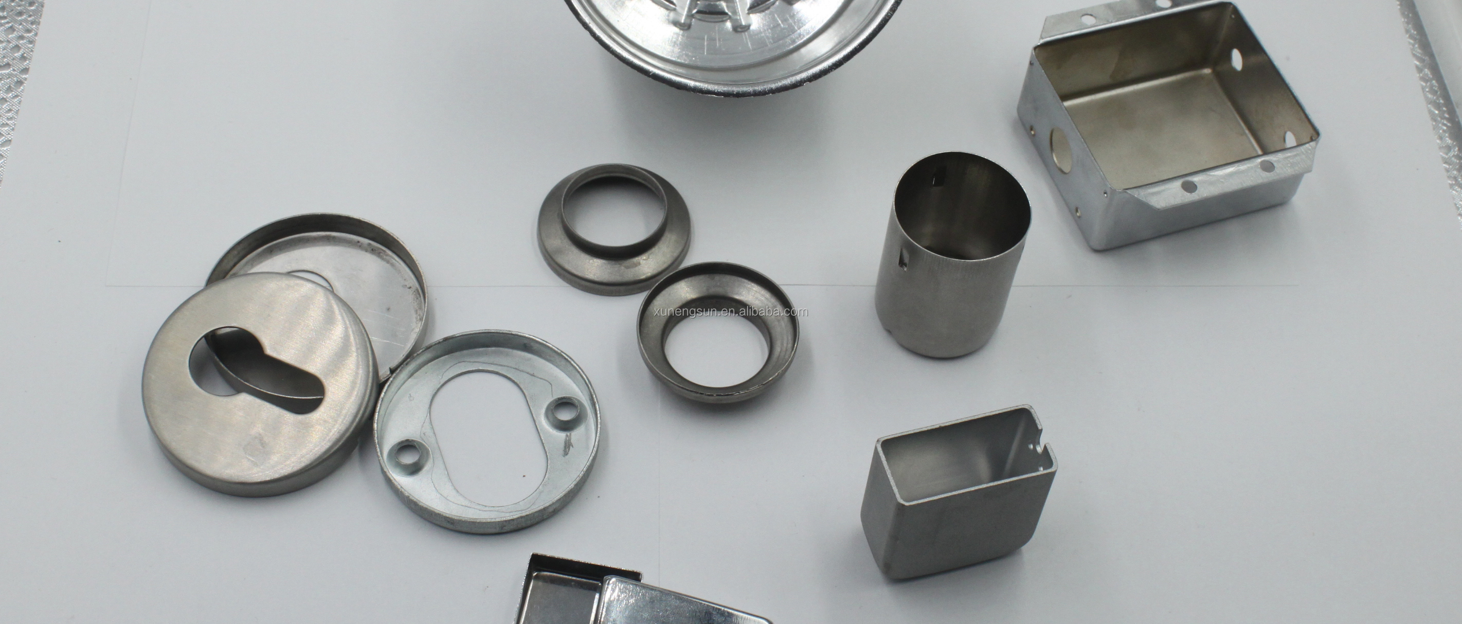 Professional CNC Machining Aluminum Parts with Laser Cutting and Silver Plated Finish