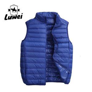 Wholesale Fashion Plus Size Padded Coats Slim Fit Compression Utility Bubble Waistcoat Sleeveless Quilted Clothes Men Top Vest from china suppliers