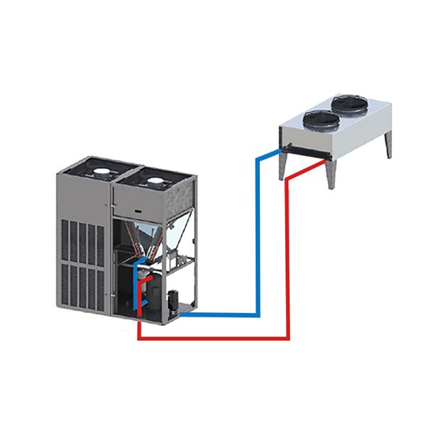Fluorine Pump Precision Air Conditioning Unit with Centrifugal EC Fan G4 Air Filter and Humidifying Dehumidifying