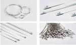 7.9*600mm Self Locking Cable Tie 304 316 Stainless Steel Industrial Grade Metal