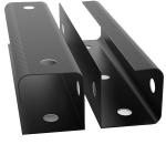 Custom Carbon Steel Powder Coating Metal Bracket Under Desk Cable Management