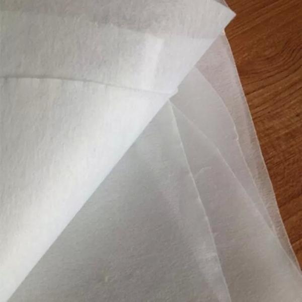 Embroidery Water Soluble Nonwoven PVA Film Embroidered For Garment Fusing