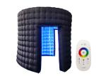Round Shape 360 Booth Enclosure Halloween Inflatable Photo Booth For Rent