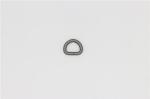 2018 Fashion 1/2 inch small wire iron d ring,gunmetal color bag D ring