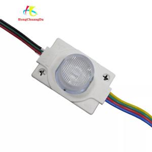 Wholesale SMD3030 Single LED Module RGB With Lens 46*30mm 110 Lumen Tri Color from china suppliers