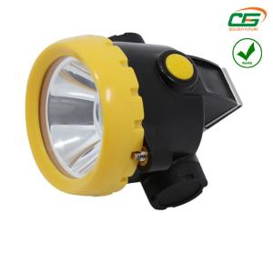 Wholesale Safety Industrial Cordless Miner Cap Light 1w 4000lux 2ah Rechargeable Led from china suppliers