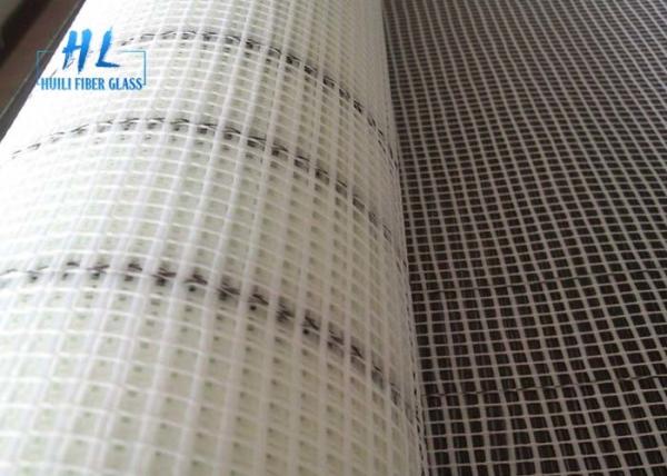 C Glass Square Glass Fiber Mesh Fabric White Blue Green Orange Coated Colors for