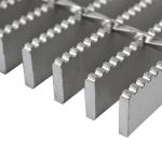 Intensive Bar Serrated Steel Grating Stainless 316 Drainage