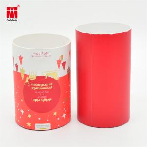 Wholesale Motif Cosmetic Packaging Tubes , CMYK 300g Cardboard Chirstmas Gift Box from china suppliers