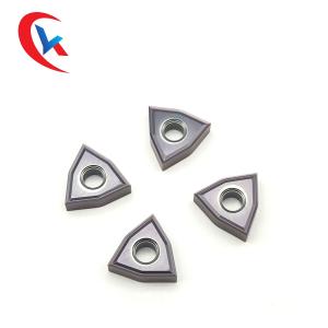 Wholesale WNMG080402-MS Processing Steel Parts Stainless Steel Finishing Physical Coating Tungsten Carbide Inserts from china suppliers