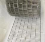 SS304 SS316 Flat Mesh Type Conveyor Belt Wire For Chocolate Biscuit Conveying