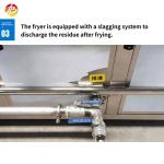 Automatic 500kg Capacity French Fries Fryer Machine for 500L Potato Chips Frying