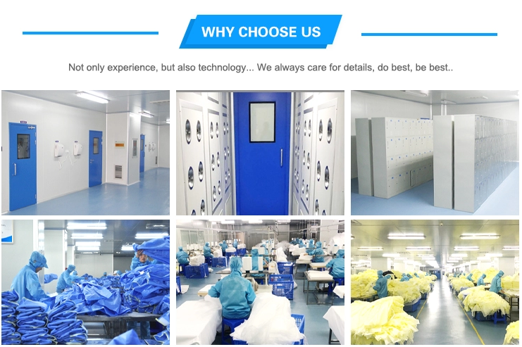 CE FDA Disposable Lab Coats , Full Sleeve Disposable Medical Jacket