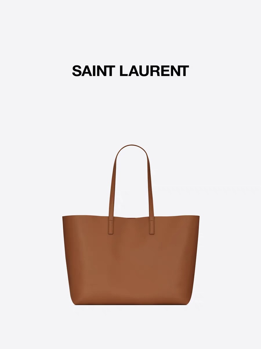 Soft Leather Branded Shoulder Bag ST Laurent Shoppers Cross Section ODM