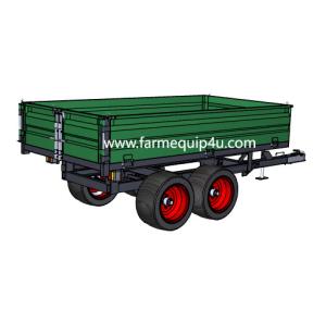 Wholesale Farm Trailer With Swing Tailgate,Farm transport tractor tow behind trailer,sansen Trailer,farm machinery manufacturer from china suppliers