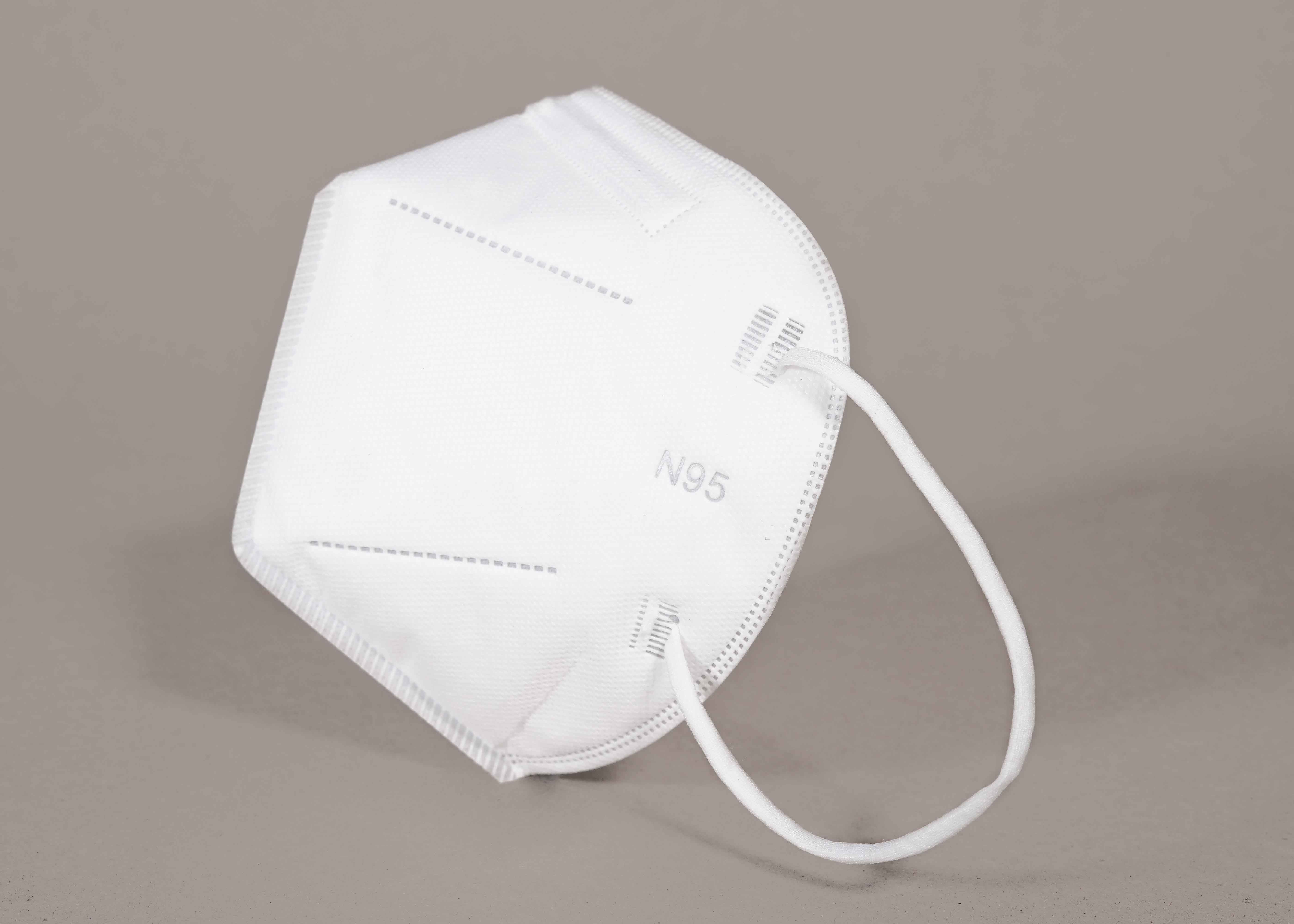 Soft Breathable N95 Face Mask Civilian Mouth Mask Non Woven Material