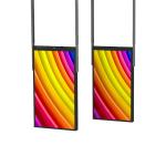 43inch Window Lcd Display Indoor Roof Hanging Advertising 1920 X 1080 Fhd