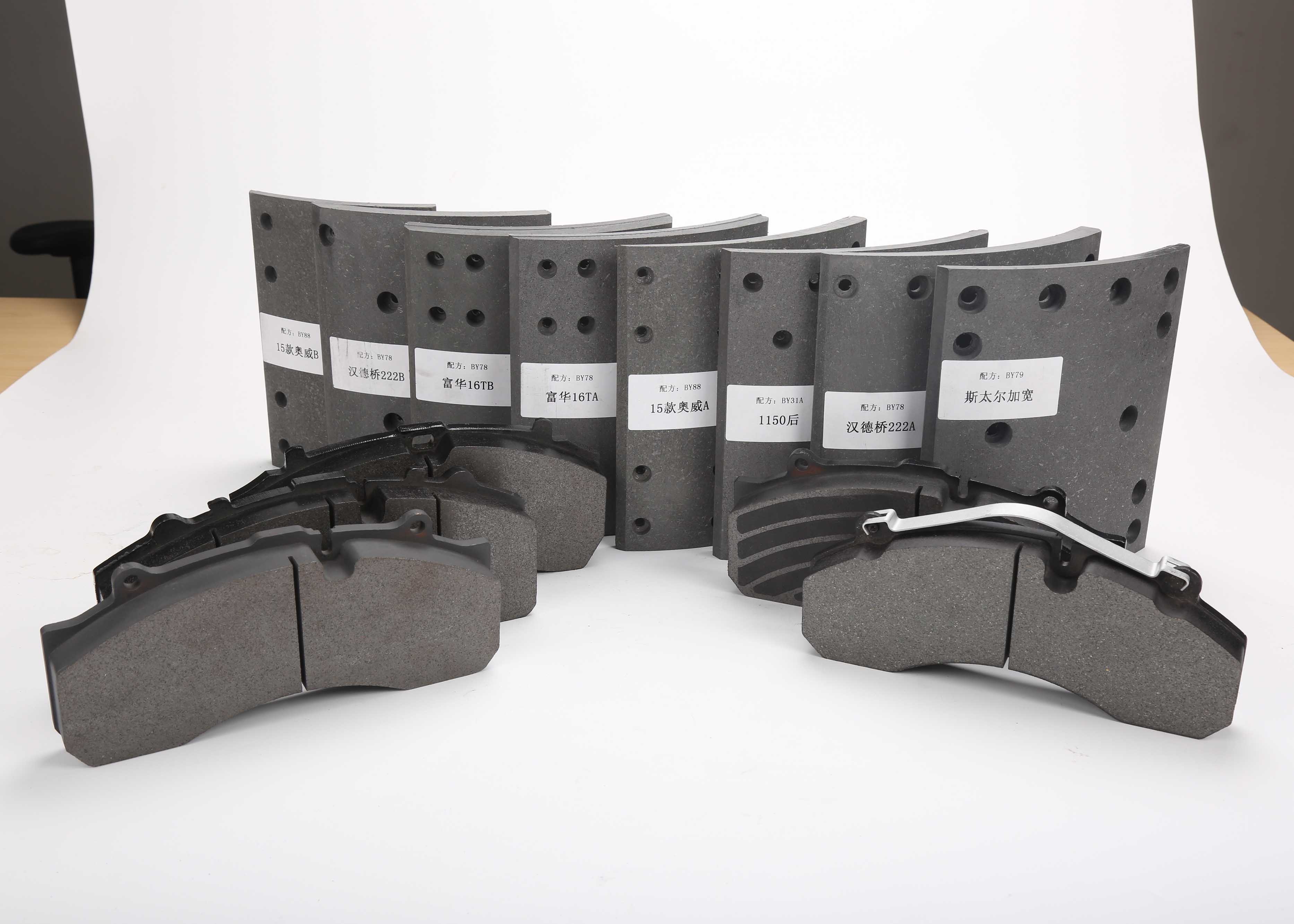 Heavy Truck Drum Type Brake Linings Us Green Test 0.35~0.45 Friction Coefficient