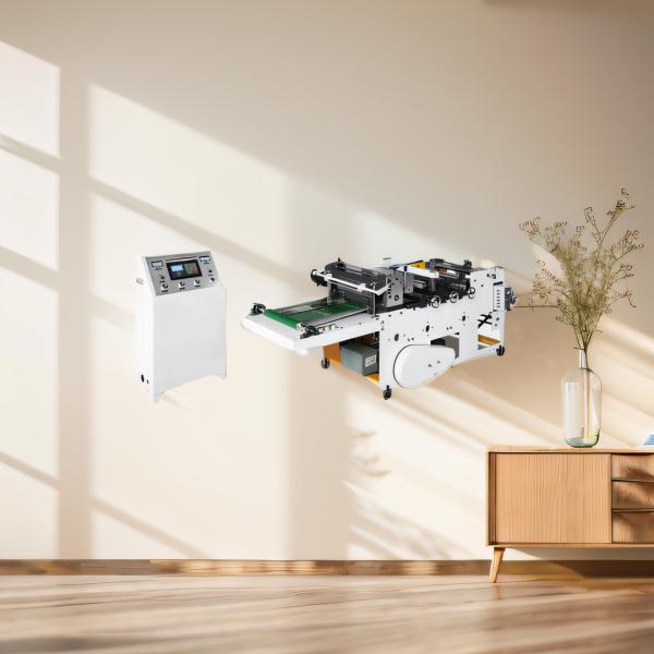 WATER LABEL DRINK PRINTED SHRINKABLE FILM BATTERY LABEL MINERAL WATER LABEL HIGH SPEED PAPER CROSS SHEET CUTTING MACHINE