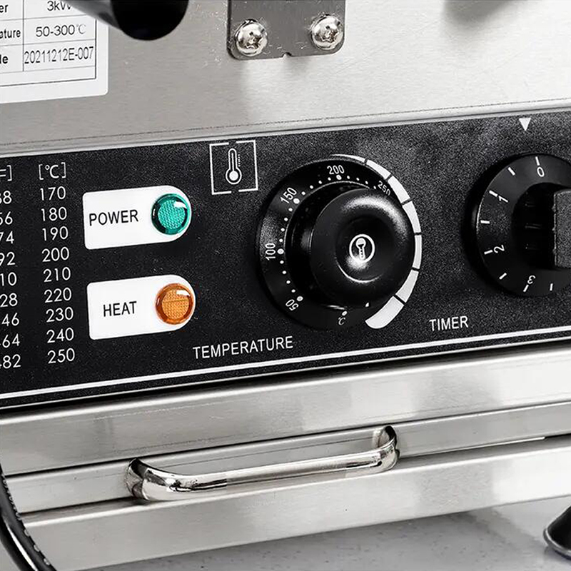 Stainless Steel Electric Gas Bubble Waffle Maker Machine for Industrial Manufacturing