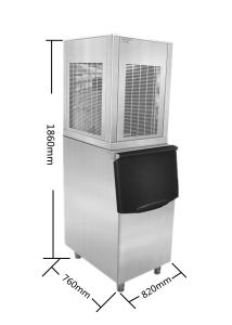 Wholesale automatic R404a Fluoride Free 1100W Industrial Snowflake Ice Machine from china suppliers