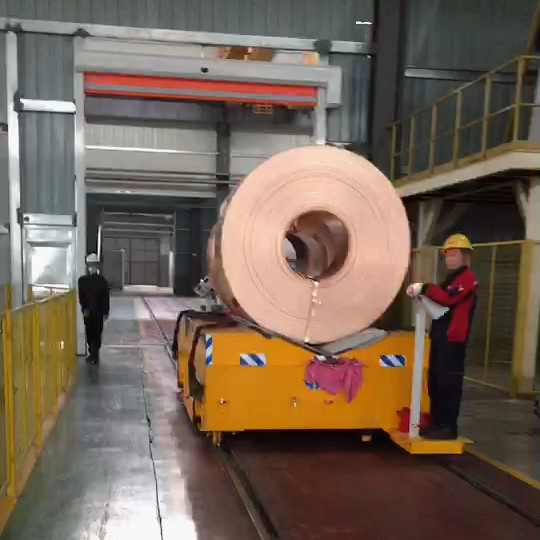 Automatic Lifting Trackless Transfer Trolley 30 Ton