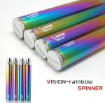 Newest Original Vision Rainbow Spinner Ecig Battery 1300mAh Vision Rainbow