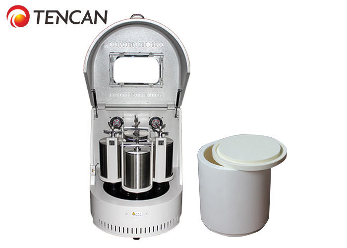 4L Micron Powder Mini Benchtop Ball Mill Semi Circle Round Lab 0.75KW