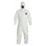 Bunny Chemical Resistant PPE Coveralls Elastive Waist With Hood