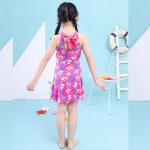 Sunny Girls Swim Suit Two Pieces Shirt Girl Push Up Swimsuit For Children