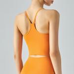Soft Womens Sports Top Thin Shoulder Belt Breathable Fitness Bra